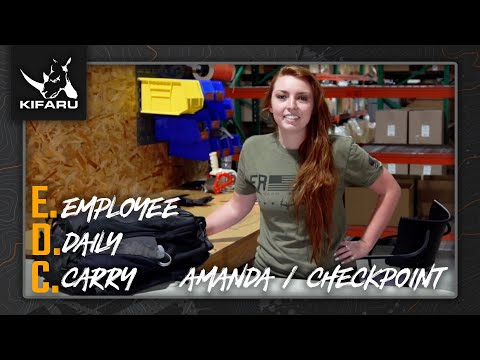 EDC Employee Daily Carry Amanda The Kifaru Checkpoint