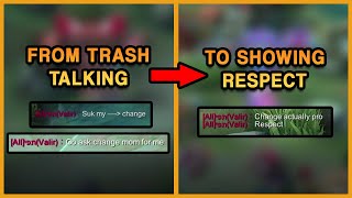 The Enemy Was Trash Talking At First, But Then Showed Respect At The End | Mobile Legends