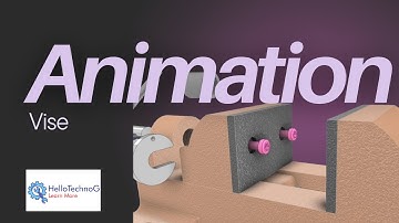 Animation Exploded Bench Vice #animation