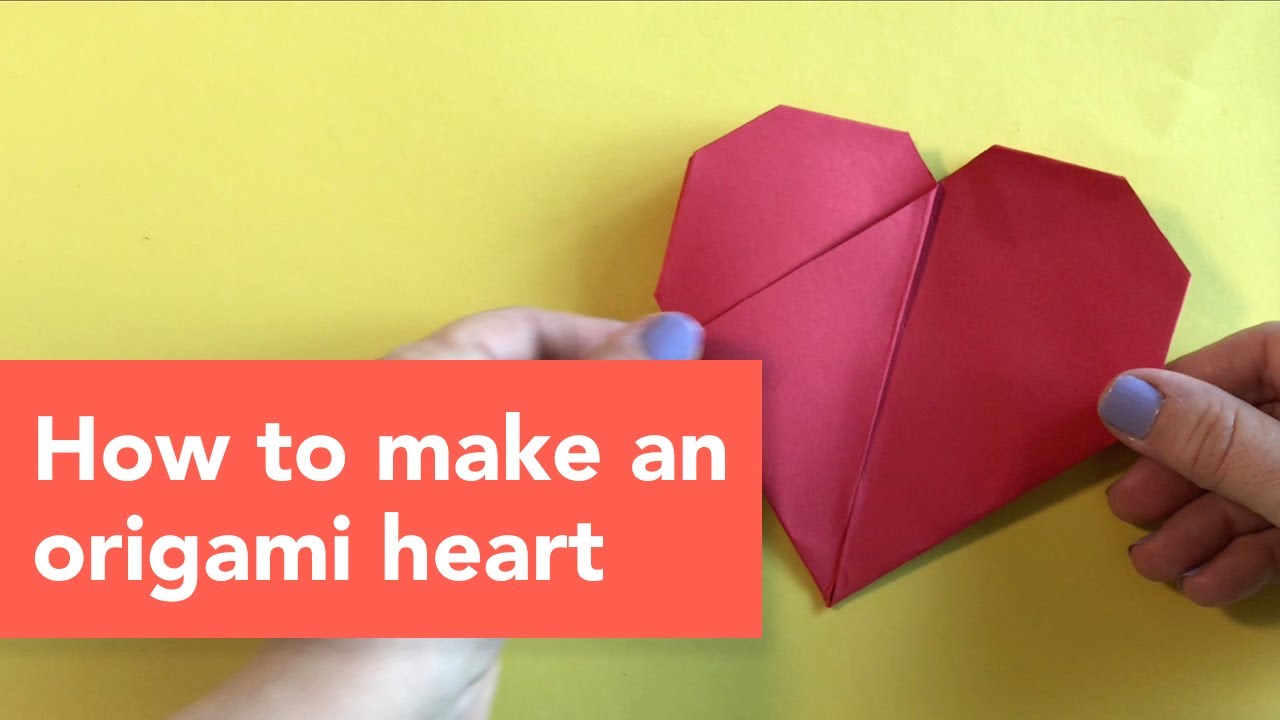 How to make an origami heart YouTube
