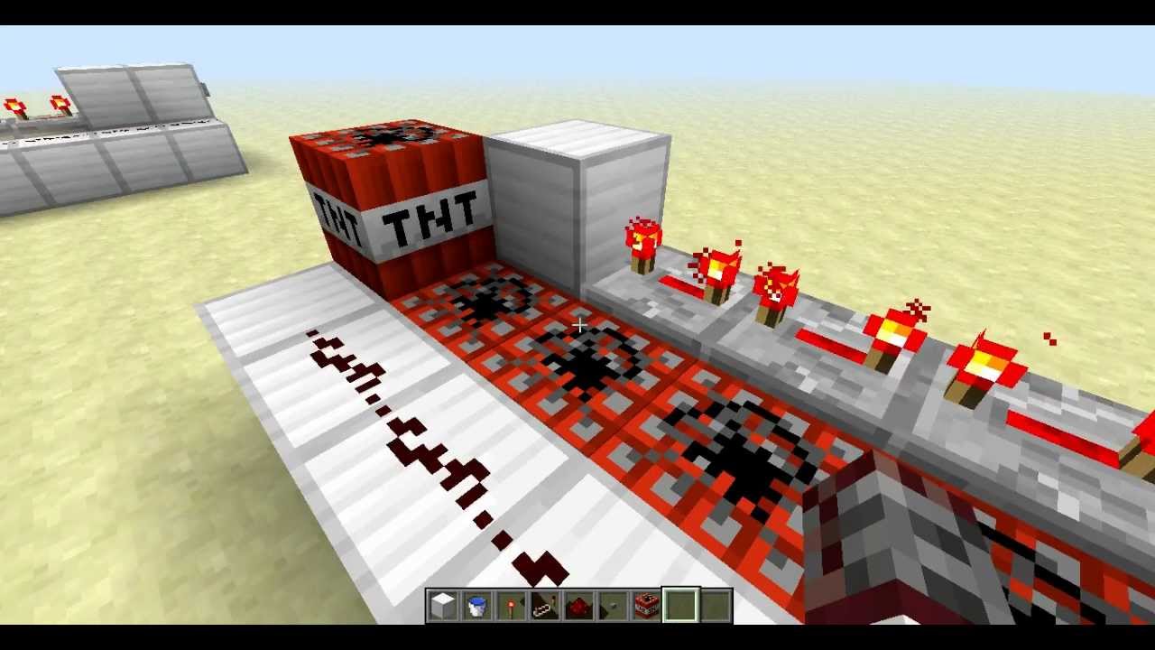 EASY- how to make a TNT cannon on minecraft xbox and pc - YouTube