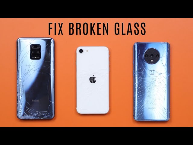 عقال ابيض Easy Fix for Broken Display & Back Glass Panel ! - YouTube coque iphone xs Creeper Glass Broken