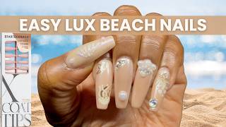 Easy Luxury Beach Vacation Nails Using #BTARTBOX BARE Collection