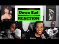Taylor swift  down bad official lyric reaction  4one loft