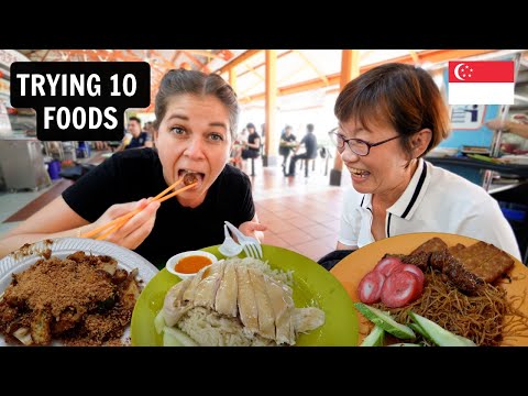 Video: Nangungunang 10 Hawker Center sa Singapore