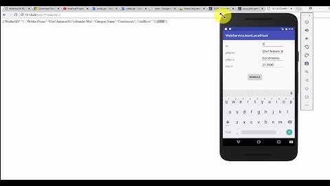 Android Volley ile RESTful Web Servisi Kullanımı - Android Studio Kodları