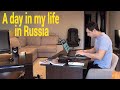 A Day in my Life in Russia: Breakfast, Office and Apartment Tour.