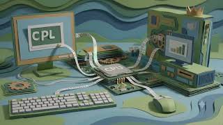 How a CPU Works:A10-Second Papercut Animation The Brain of Your Computer Explained Instantly!#Shorts