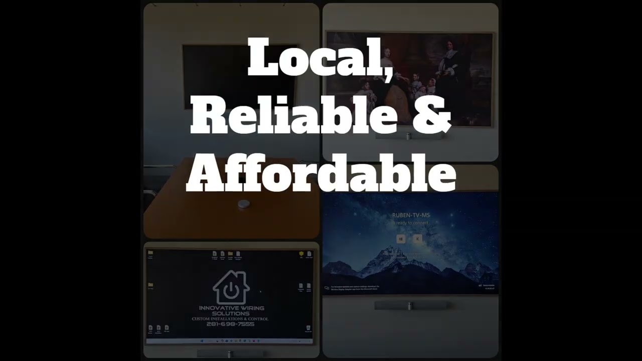 Modern Conference Room Upgrade | Samsung Frame TV & Wireless Presentations 