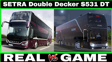 SETRA S531 DT Double Decker 78 Seat Luxury Coach | SETRA S531 DT  Bus In Bus Simulator Ultimate