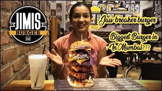 The Big Giant Jawbreaker Burgers at Jimis in Mumbai | JIMIS BURGER