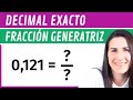 Pasar de Decimal Exacto a Fracción