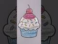 Satisfying Glitter Art Cupcake 🧁 relaxing calming