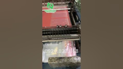 Sản xuất túi zip chỉ đỏ