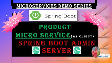 #12.1 Setting Up Spring Admin Server and Client | Microservices Demo with Spring Boot