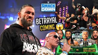 Rock Acknowledge Roman Reigns 😱 Night 1 Main Event Confirm? Pure Smackdown Review In Bangla