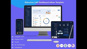 EduAdmin – LTR Style Admin Panel Dashboard in Light & Dark Version