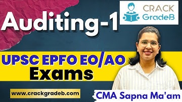 Auditing for UPSC EPFO EO/AO APFC