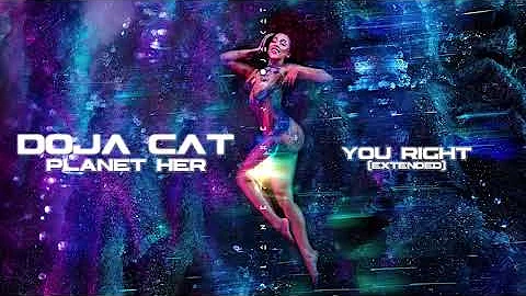 doja cat, the weeknd - you right [extended] ( s l o w e d )