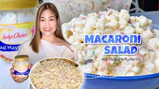 MACARONI SALAD | Creamy \& Tasty | Tried \& Tested Recipe