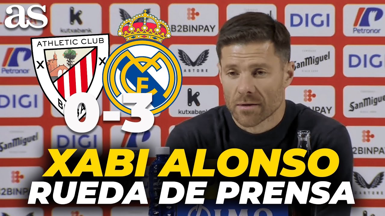 XABI ALONSO, rueda de prensa completa hoy | ATHLETIC CLUB 0 - REAL MADRID 3 | LALIGA