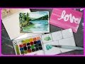 DIY Watercolor Paper Block // #worldwatercolormonth