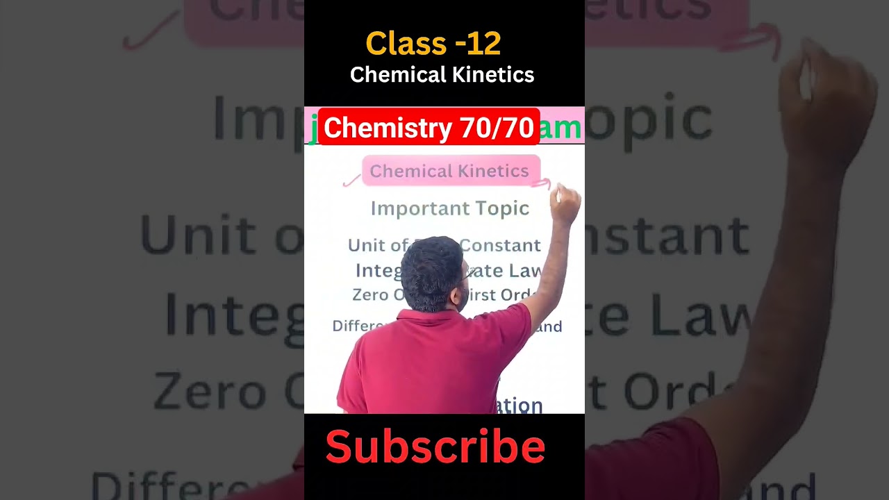 Chemical Kinetics| Important Topic|