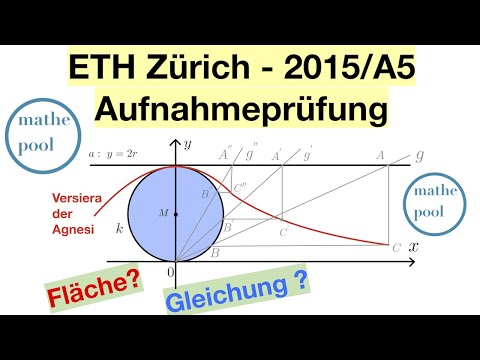 ETH Zürich - Aufnahmeprüfung - Herbst 2015/A5 - Versiera der Agnesi