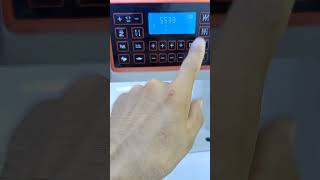 Como programar el panel de control de plana programable Siruba DT282L