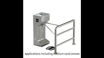 JKDCSECURITY - JKDC-48 - Vertical Tripod Turnstile