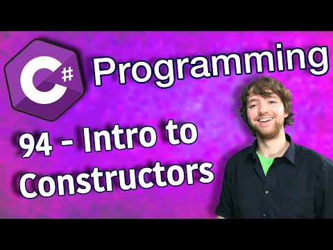 C# Programming Tutorial 94 - Intro to Constructors