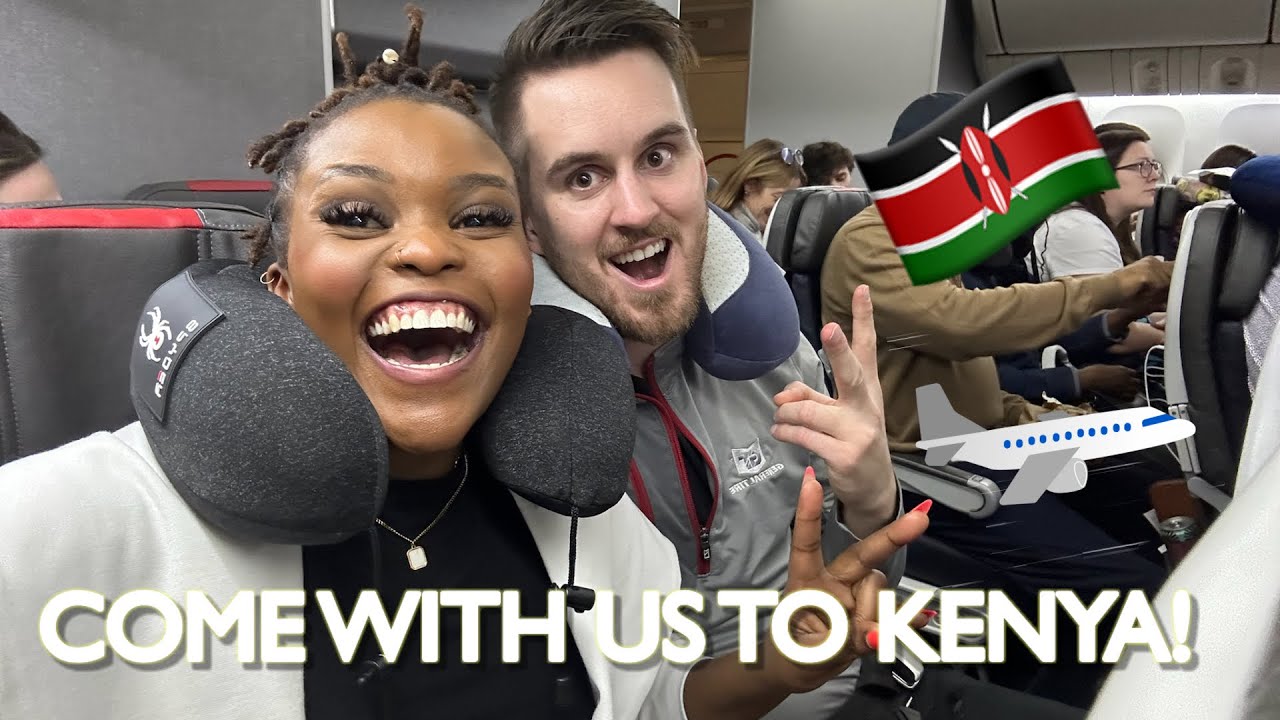 The Moment You Have ALL Been Waiting For!! OUR JOURNEY TO KENYA STARTS NOW 🇰🇪!! Flight Delays 😳🙈