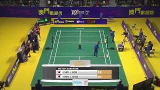 2015 Macau Open | Badminton F M1-XD | Choi/Eom vs Shin/Yoo