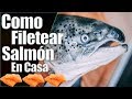 Como Filetear un SALMÓN para SUSHI en Casa muy Fácil /Juan Pedro Cocina