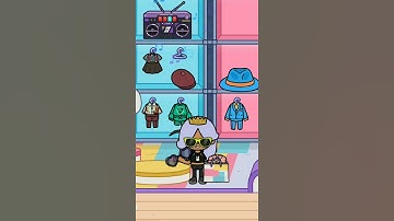 Emoji Challenge #9 🖤😎💜👑 Toca Life World #shorts #tocaboca #tocalife