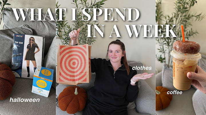 What I Spend in a Week | 28-year old who is trying to pay off debt and spend mindfully