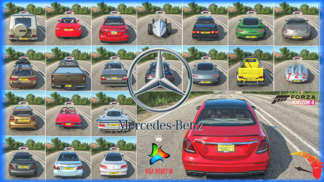 All Mercedes Speed Battle | Forza Horizon 4 - Top Fastest and Top Slowest Mercedes