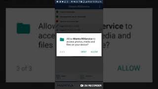 How to Check Mantra MFSTAB or MFS-100 RD Service screenshot 1