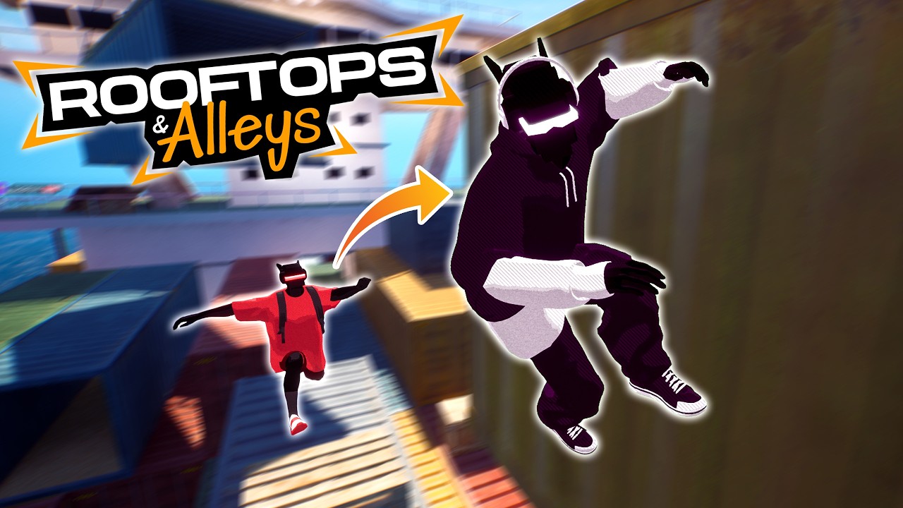 Многопользовательский паркур — это УДИВИТЕЛЬНО | Геймплей «Крыши и переулки»