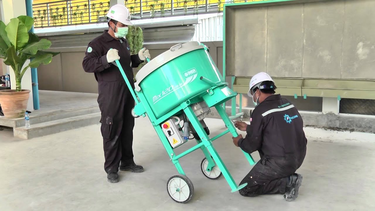 Mix 120 Plus - Compact mortar mixer/Mescolatrice compatta