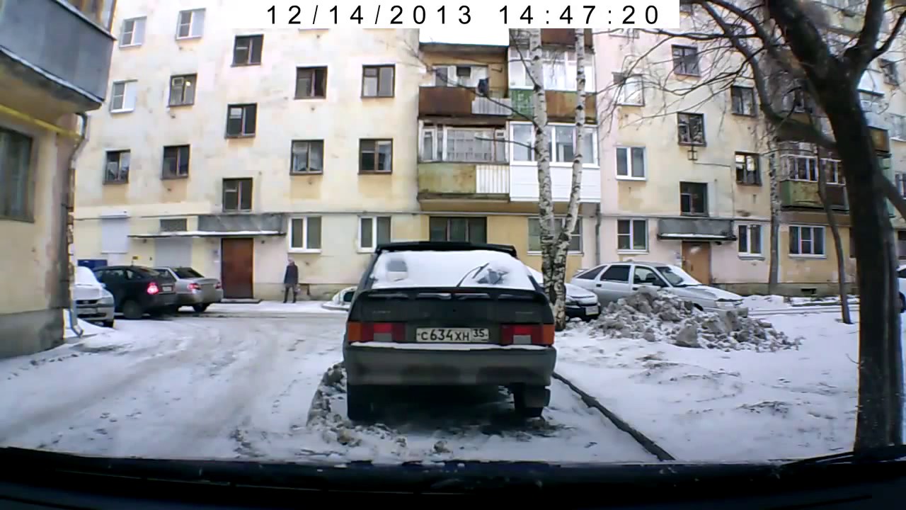 Авария на калине