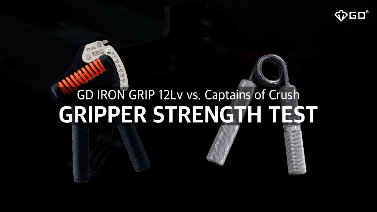 Back with the Grip Strength Test: GD IRON GRIP 12lv vs Captains of