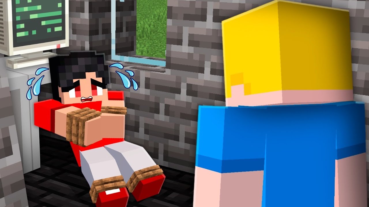 Encontrei meu Amigo Preso no Minecraft!