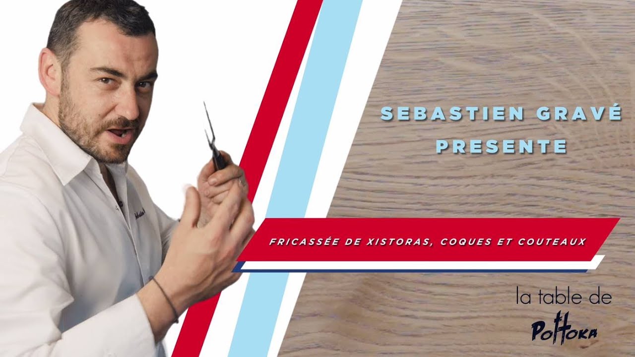 Fricassée de xistoras, coques et couteaux par le chef Sébastien Gravé tonio und julia folge 2