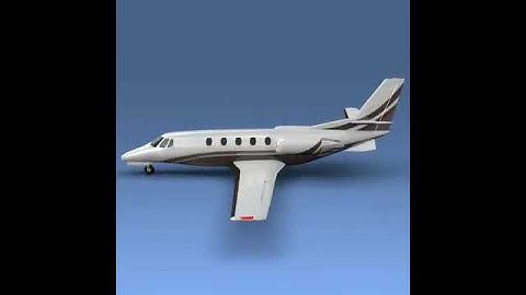 3D Model of Cessna Citation Xls+ Business Jet Review