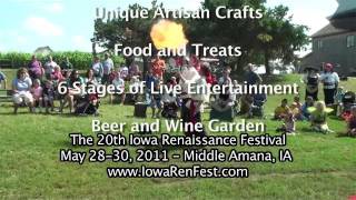 Iowa Renaissance Faire 2011 TV Ad 30 - The Forking Queen