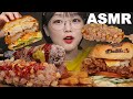 ASMR 햄버거 & 핫도그 리얼사운드 먹방 BURGER & CHEESY CORN DOGS EATING SOUNDS MUKBANG | Ae Jeong ASMR