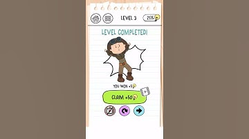 Brain Test 3 Level 3 (Latest version) Walkthrough