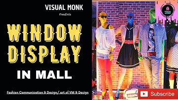 Window display in stores / visual merchandising-1