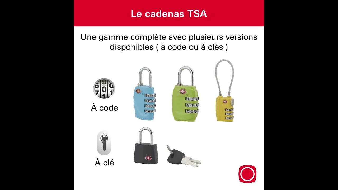 Cadenas TSA / Comment Changer la Combinaison 